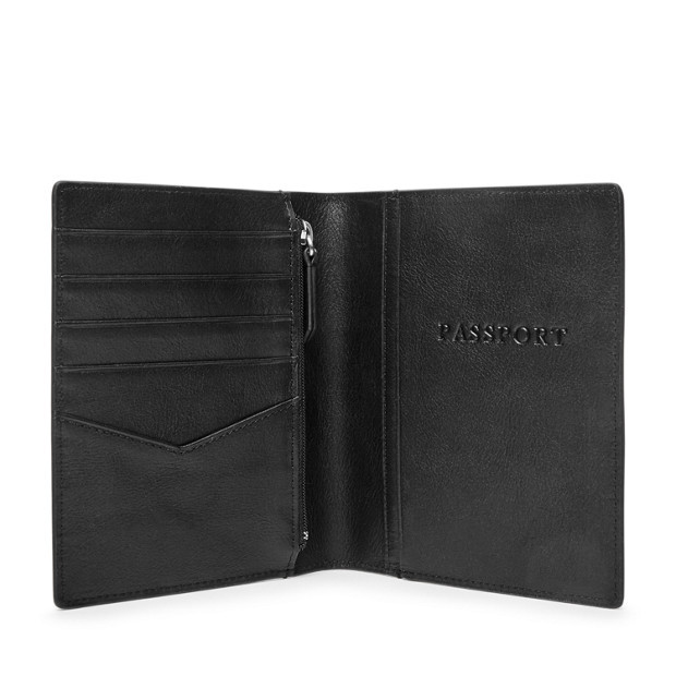 Fossil Leather RFID Passport Case MLG0358001