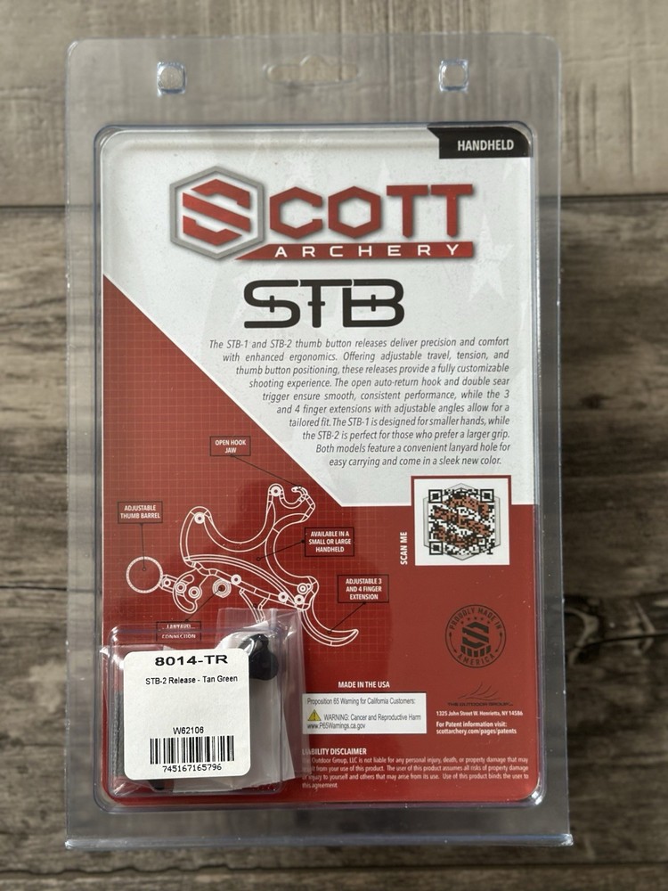 Scott STB-2 Thumb Button Release