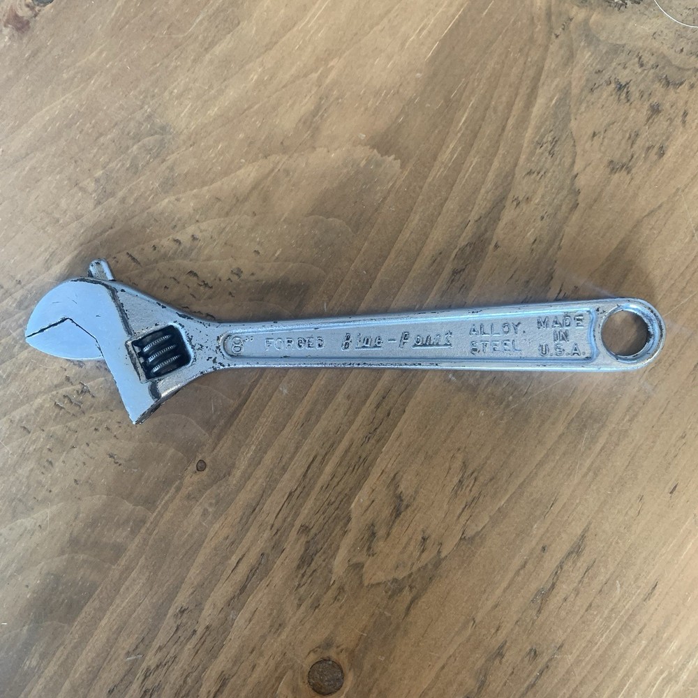 Blue Point By Snap On 8” Adjustable   Wrench USA