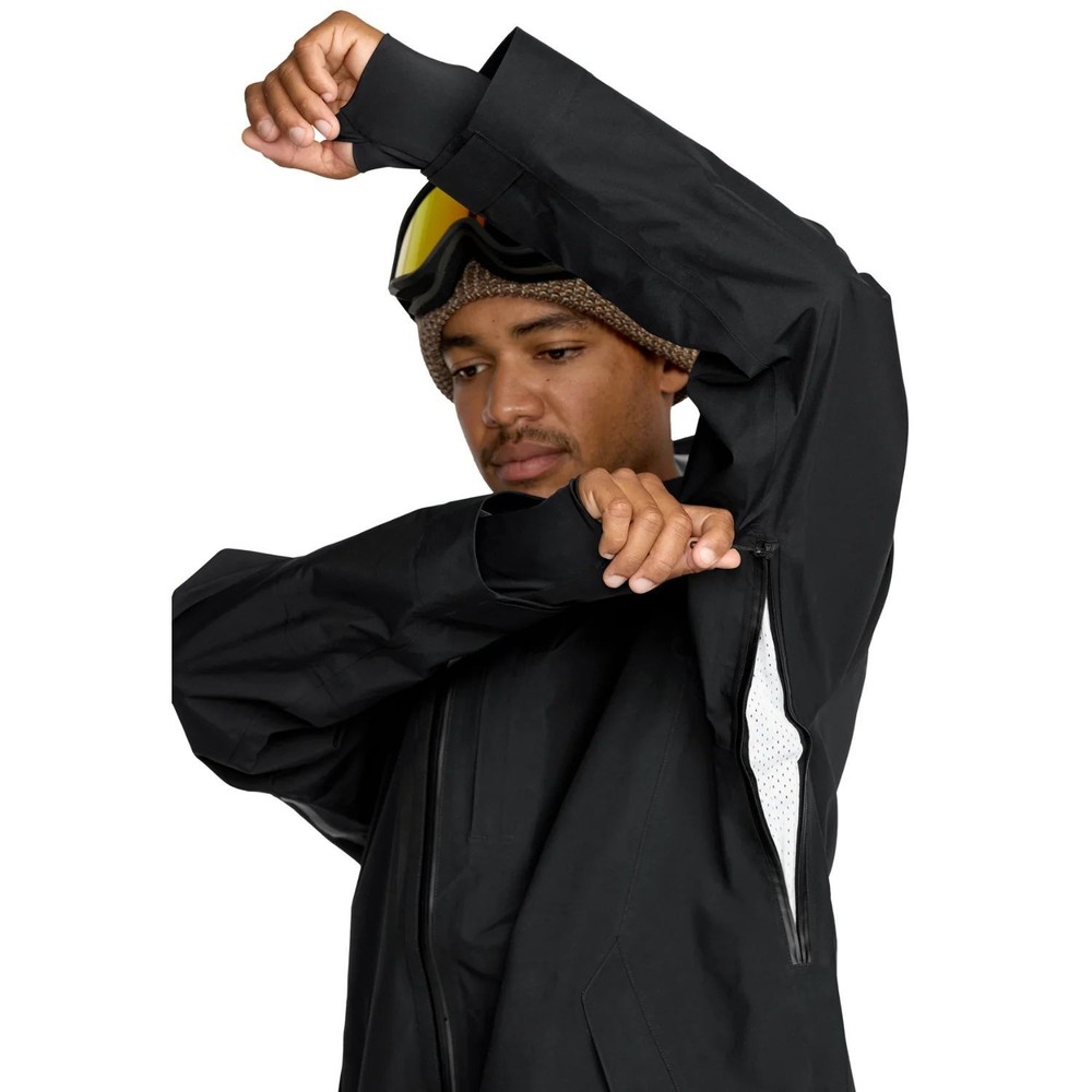 Volcom Tester 3L Gore-Tex Men's Winter Jacket, Black, Medium