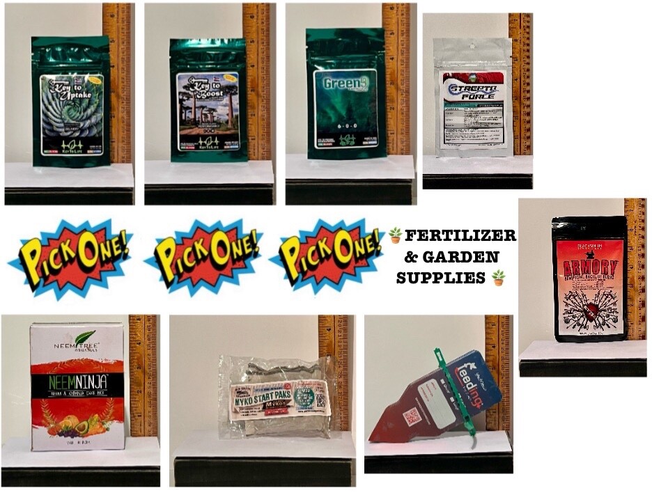 *VARIOUS SAMPLES* Nutrients & Additives Hydroponic Garden Supplies