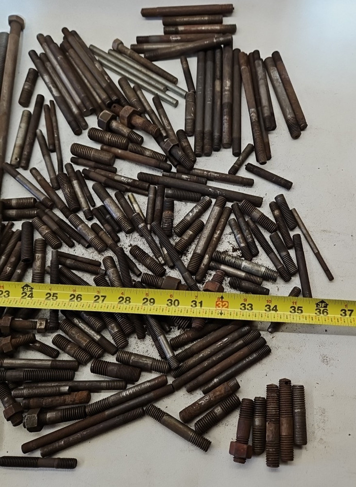 Stud Bolts Old Engine Steam Hit Miss