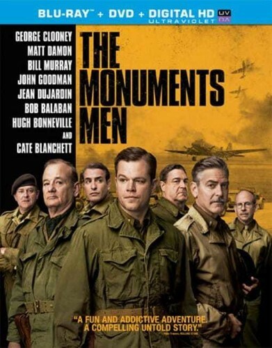 The Monuments Men (Blu-ray, 2014) NEW