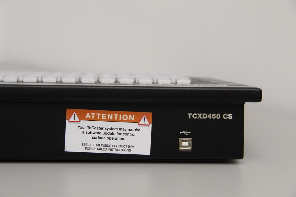 NewTek TCXD450 CS Controller with TCXD455 TriCaster Switcher & Pelican Roadcase