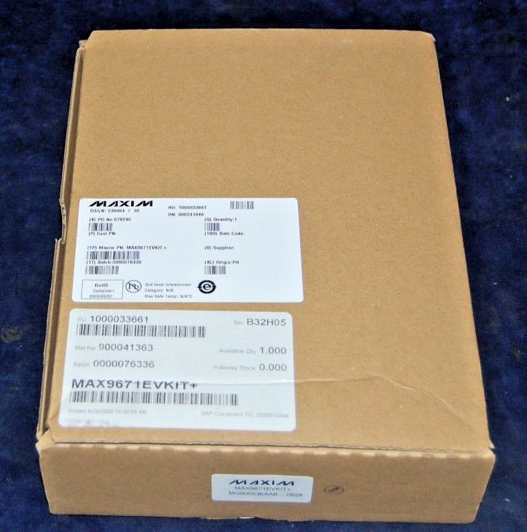 Maxim MAX9671 Evaluation Kit (MAX9671EVKIT)