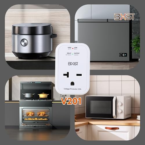 Single Outlet Surge Protector for Refrigerator/Air 220V 2PACK