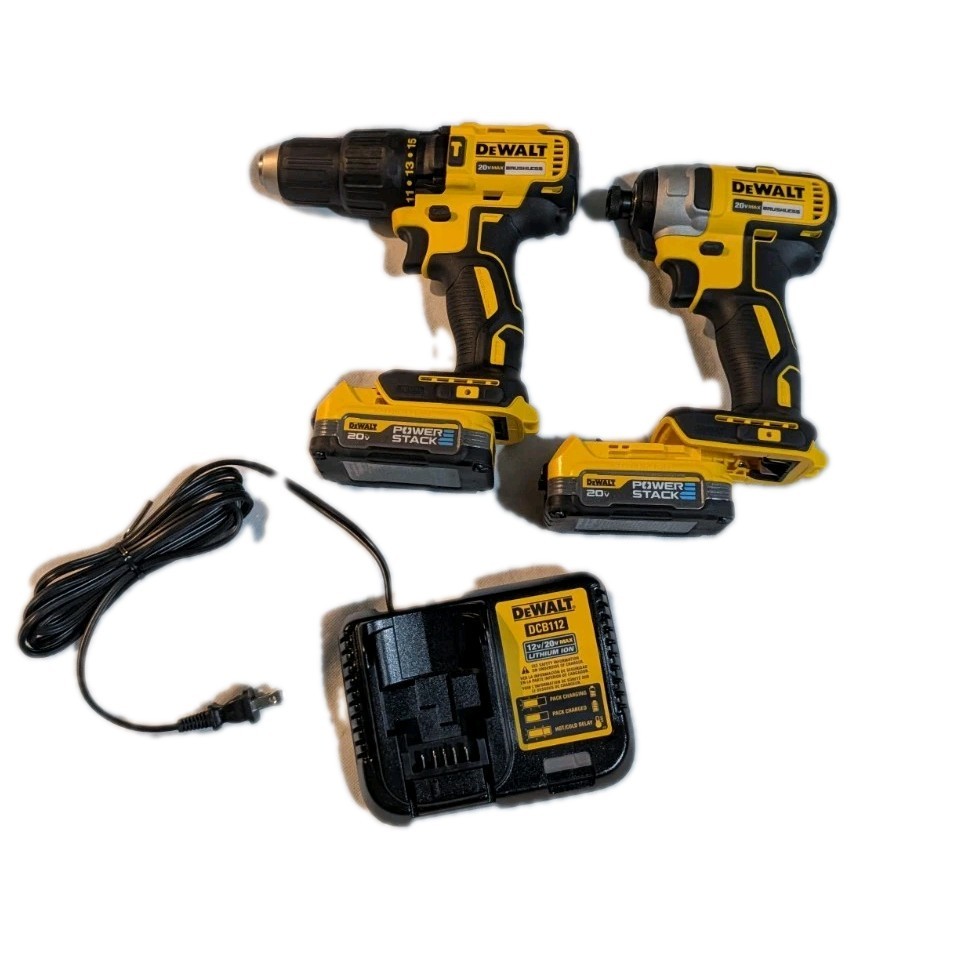DeWalt DCK274E2 20v Brushless 2-Tool Combo Kit w/ 2 Power Stacks