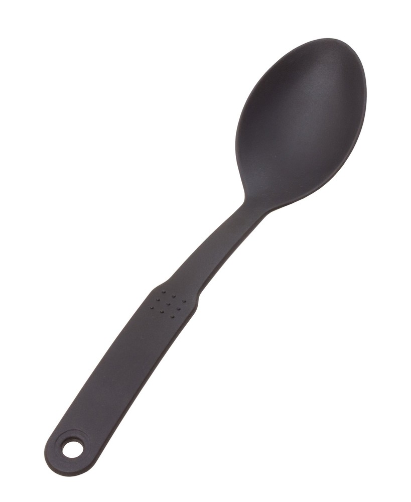 Crestware Nylon Solid Spoon 12" Black