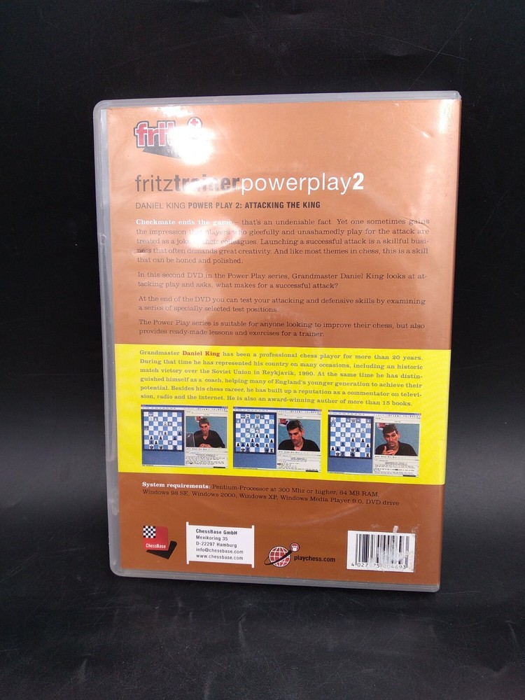 FritzTrainer PowerPlay 2 Attacking the King - Daniel King - VOLUME 2 Chessbase