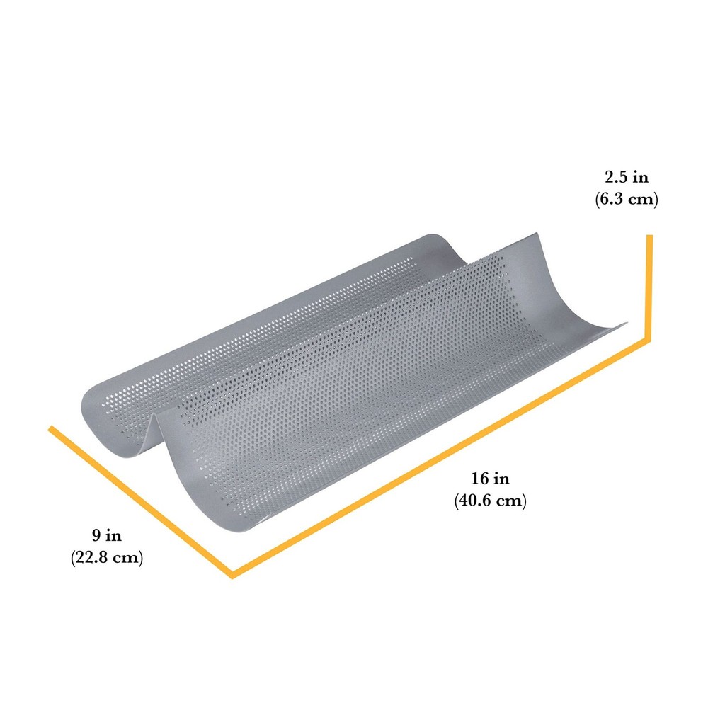 Chicago Metallic Perforated French Bread Pan