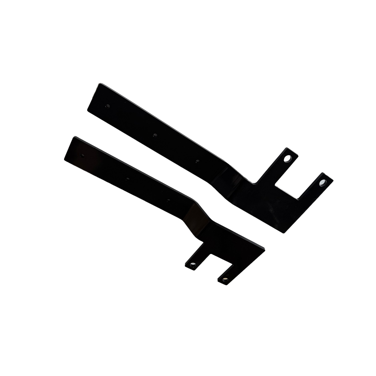 For Stainless Half Fender Peterbilt Low Airleaf Shift Blind Mount Front Brackets