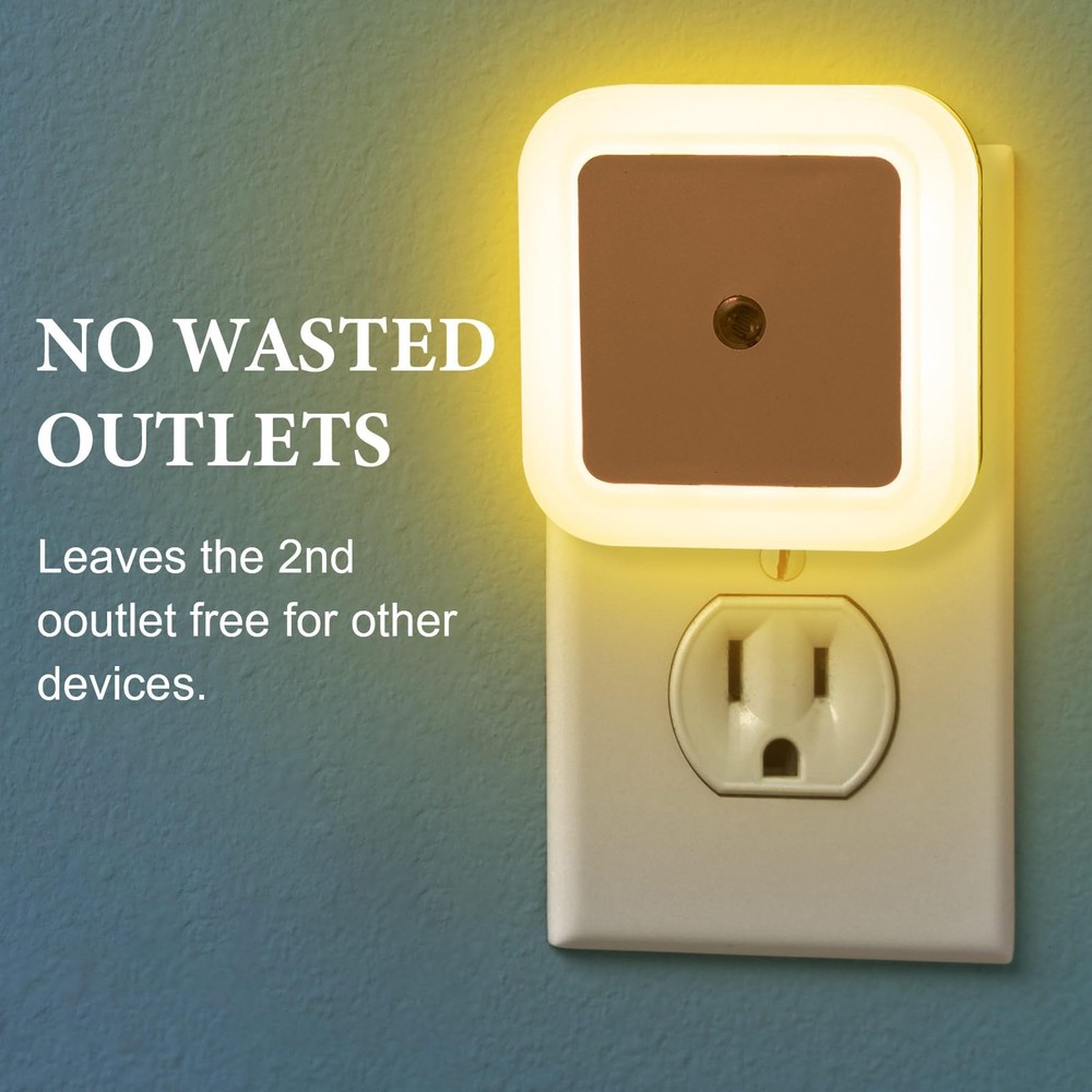 Tuanse LED Night Lights Plug into Smart Sensor Automatic Night Lamp Nightlights