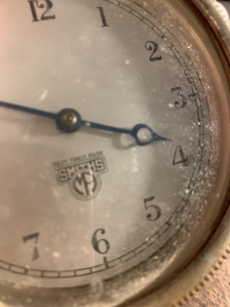 Vintage smiths MA car panel clock WORKING FINE