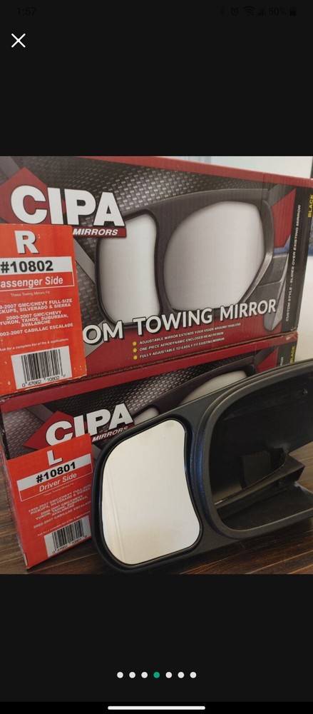 CIPA Custom Towing Mirror #10801 & 10802