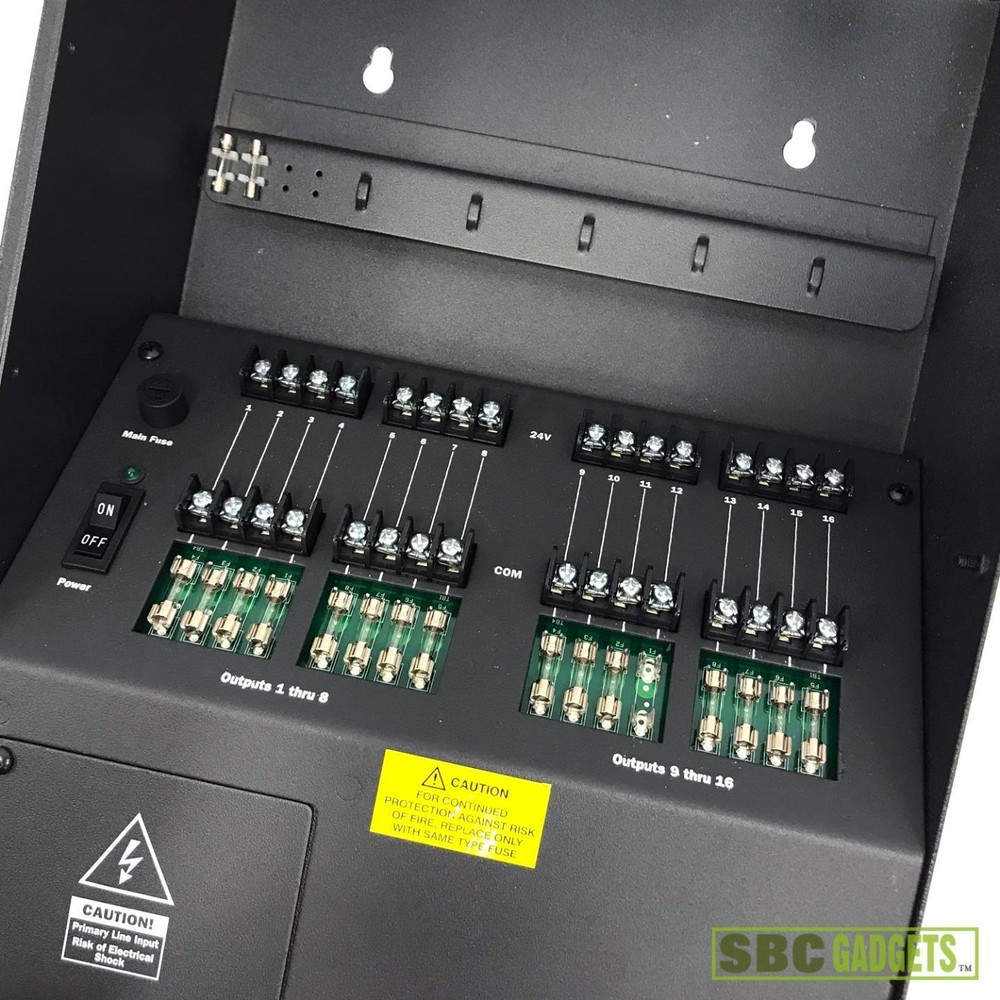 Pelco 120AC Master Power Supply (Model: MCS16-10E)