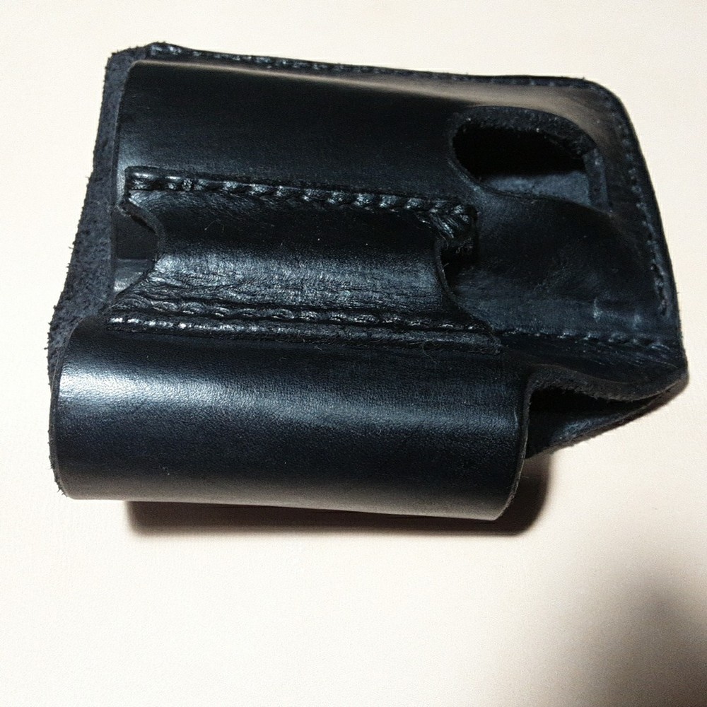 EDC Leather Pouch Leatherman Flashlight Tactical Pen Tool Pouch