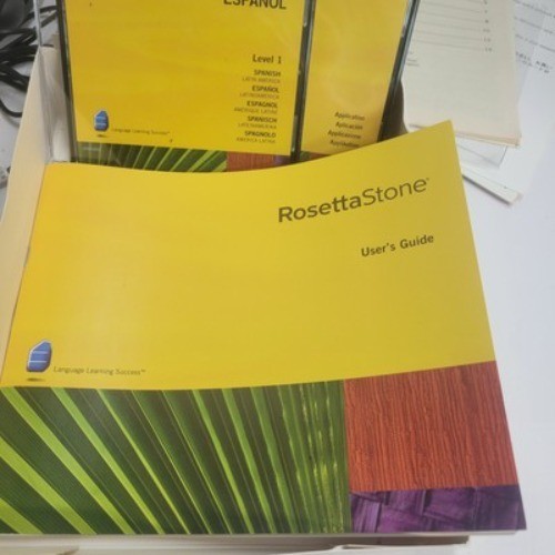 Rosetta Stone Spanish Spain Version Levels 1 w/ Headset
