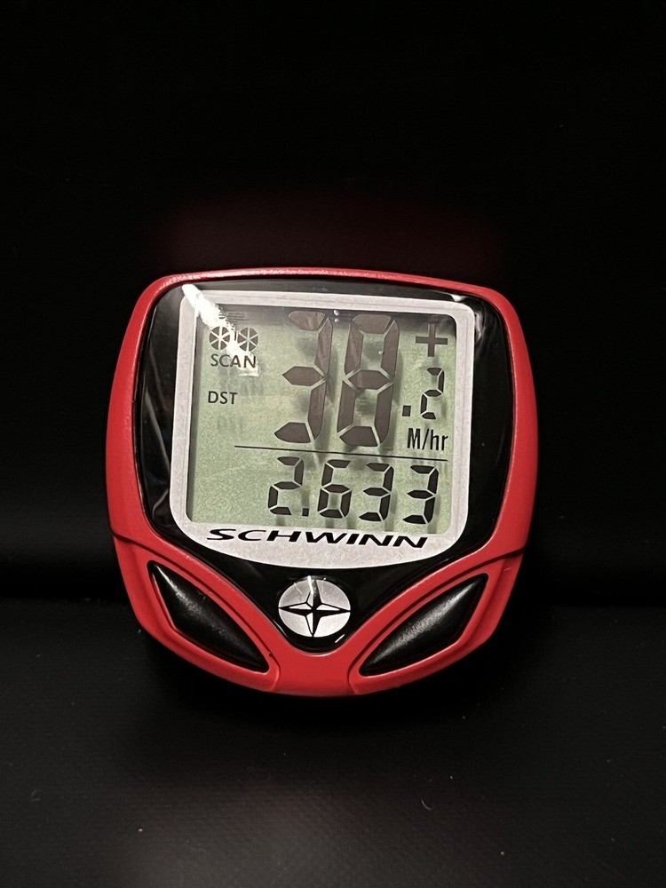 SCHWINN WIRED 12 FUNCTION BIKE CYCLING COMPUTER SPEEDOMETER TRIPMETER ODOMETER