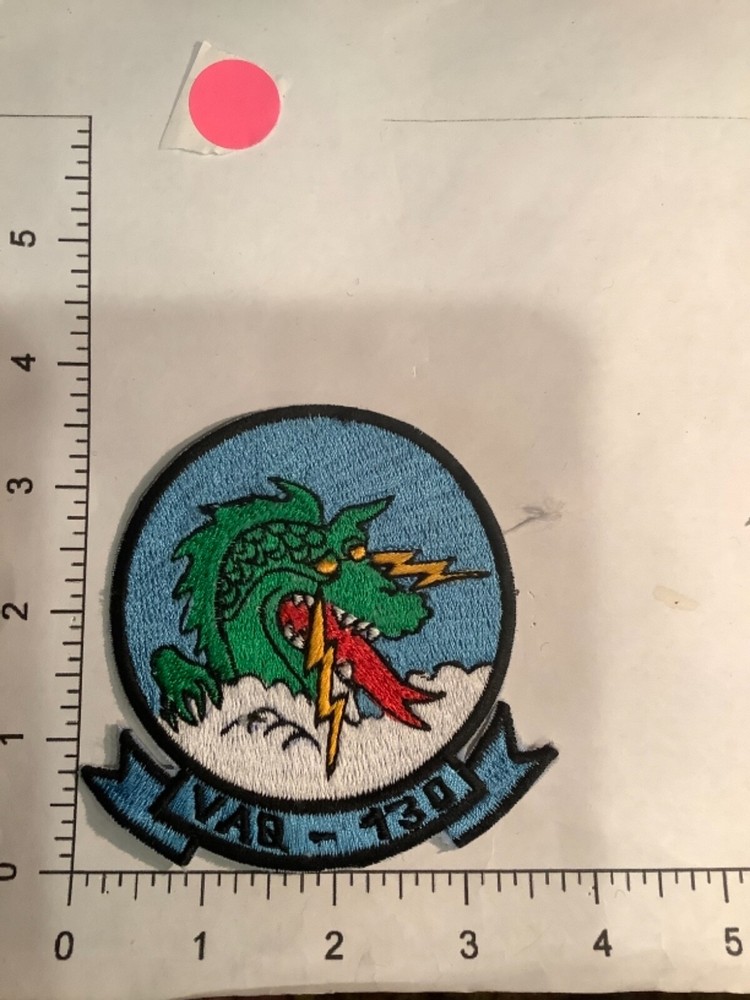 VINTAGE  PHILIPPINE MADE US NAVY VMO-130 SQUADRON PATCH