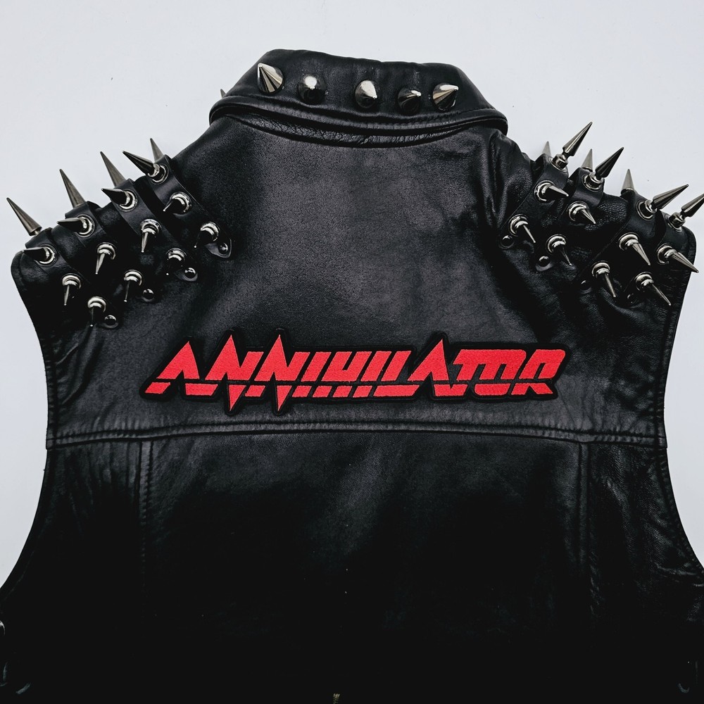 Annihilator Red Logo EMBROIDERED BACK PATCH