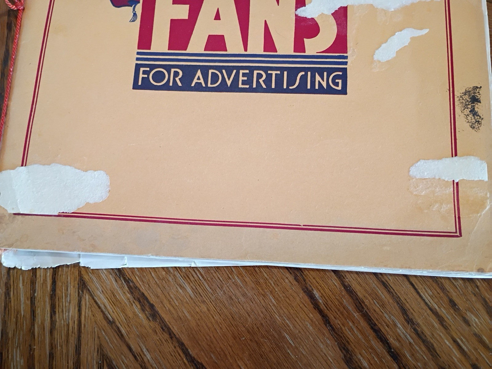 Vintage 1942 Paper Advertising Fans Catalog
