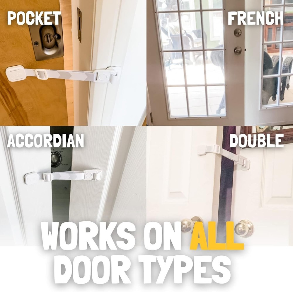 Pet Safe Door Buddy Latch - Adjustable & Easy Install for Cat Access
