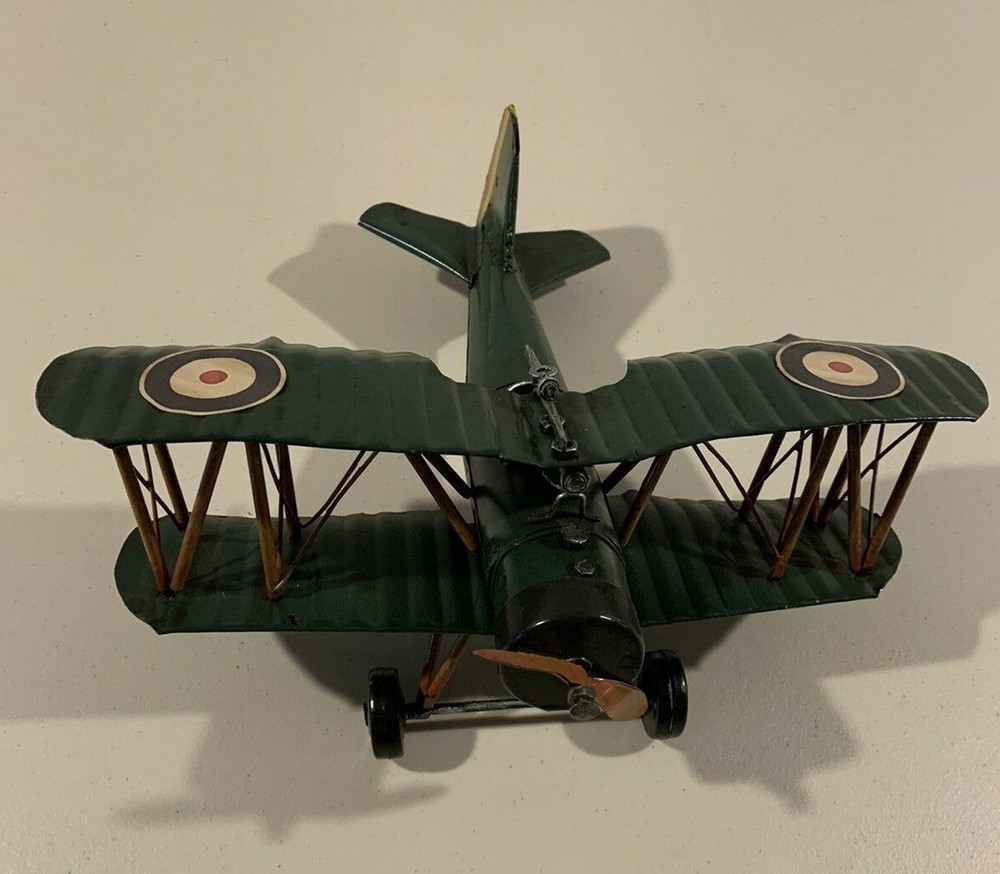 Double Wing decorator metal Airplane