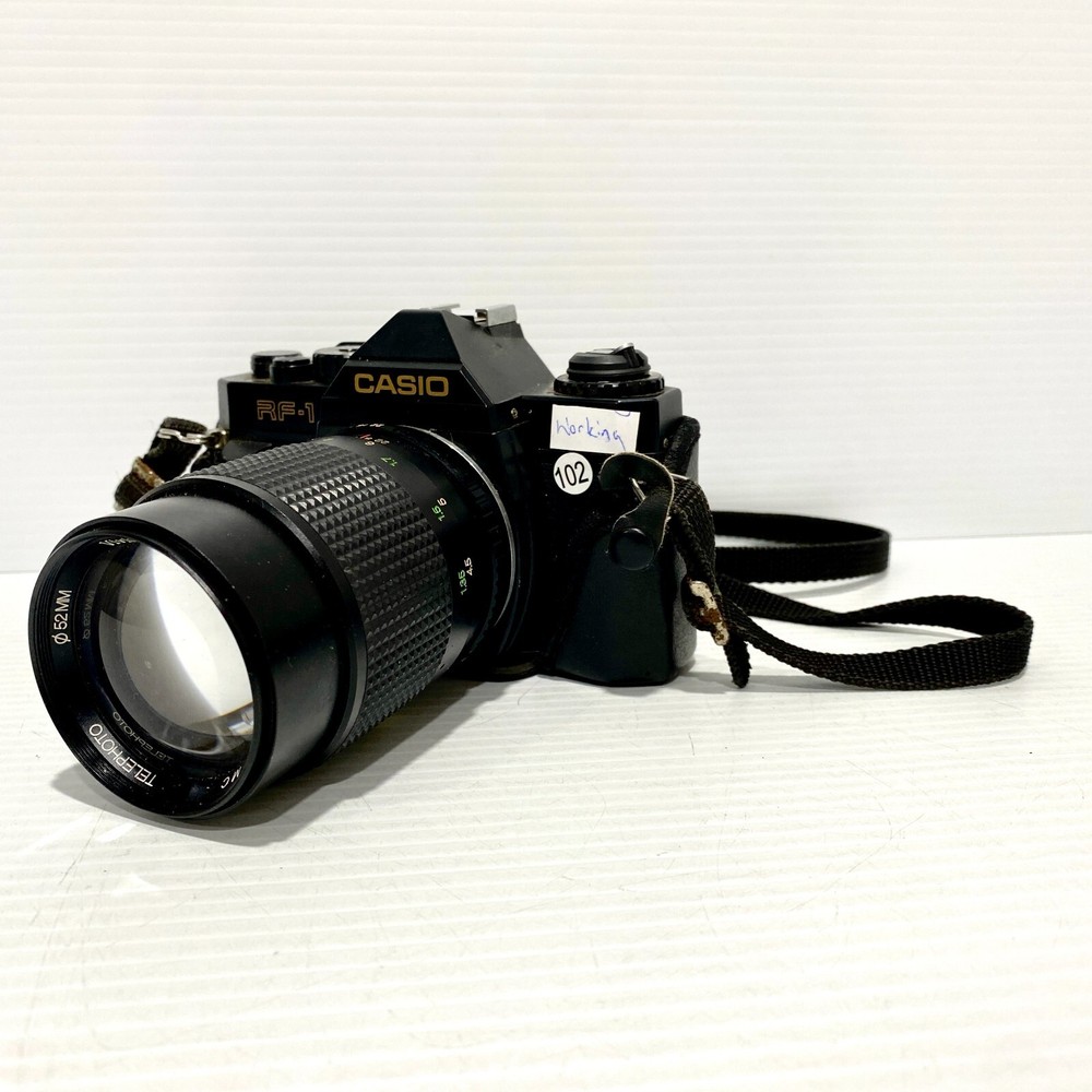 Casio RF-1 SLR Camera - Tested & Working - Free Postage