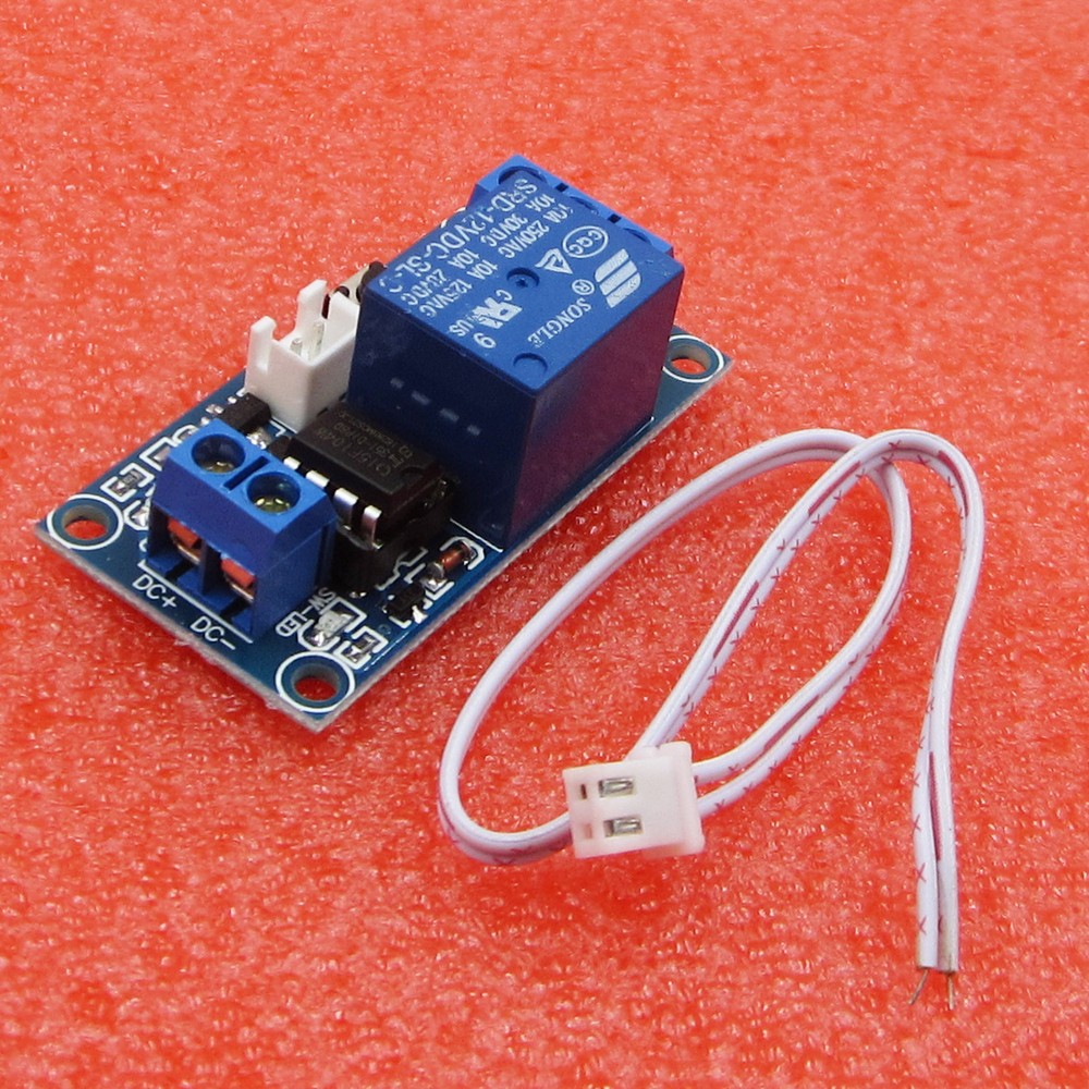 12V 1 Channel Latching Relay Module with Touch Bistable Switch MCU Control