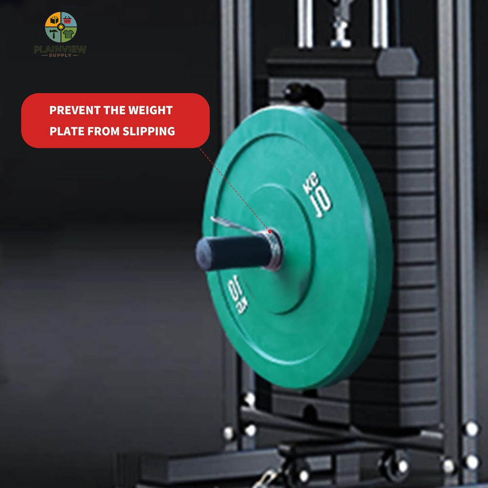 Weight Stack Pin with Spring Clip Collar Weight Stack Extender Pin for Cable Mac