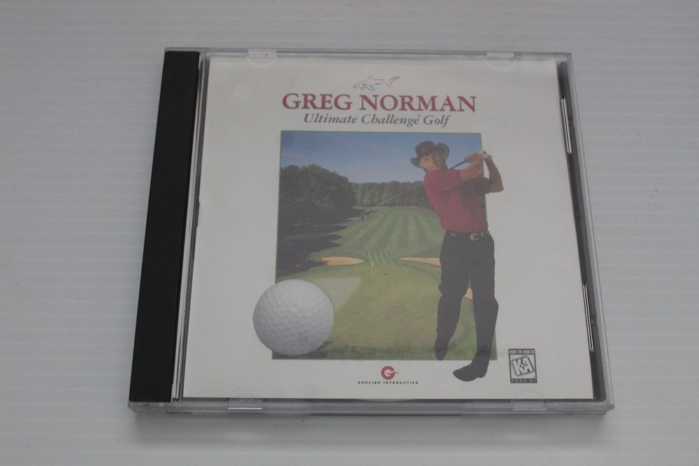 GREG NORMAN Ultimate Challenge Golf Software CD-ROM Windows 95 1995