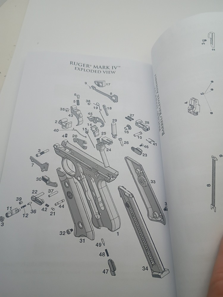 Ruger Mark IV Autoloading Pistol Owners Manual 2018