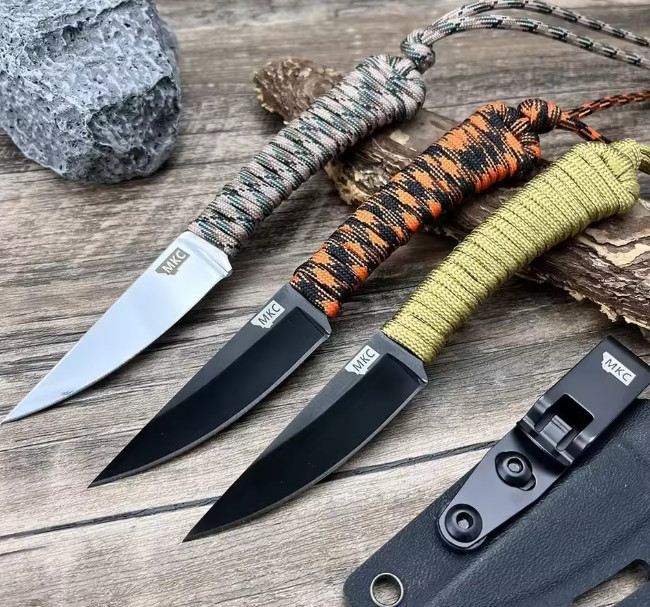 Mini Speedgoat Style Fixed Blade Knife Compact EDC Outdoor Camping Hunting