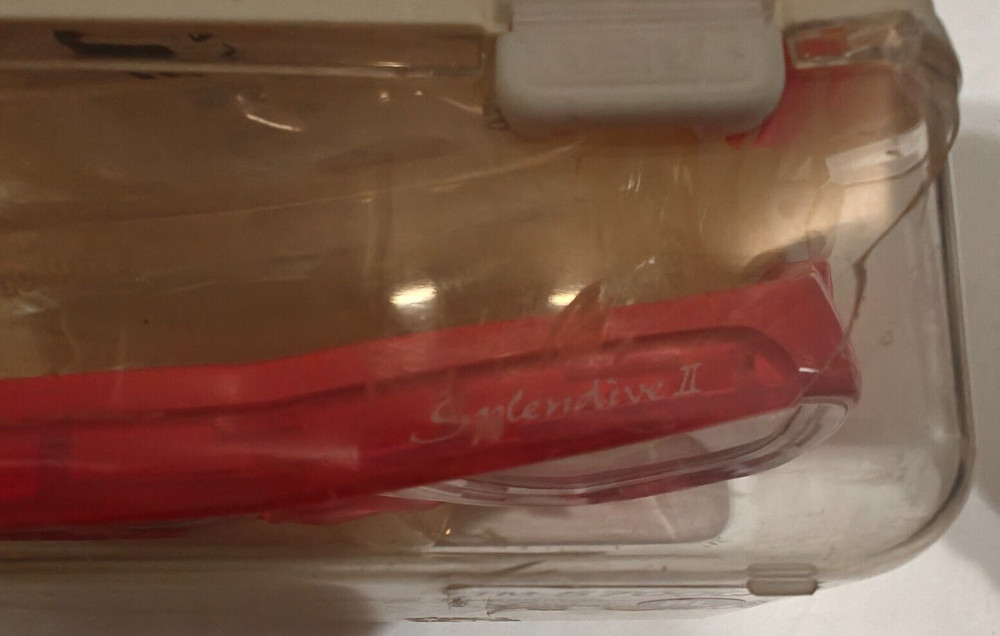 Tusa Splendive II Diving Goggles, Pink, with case