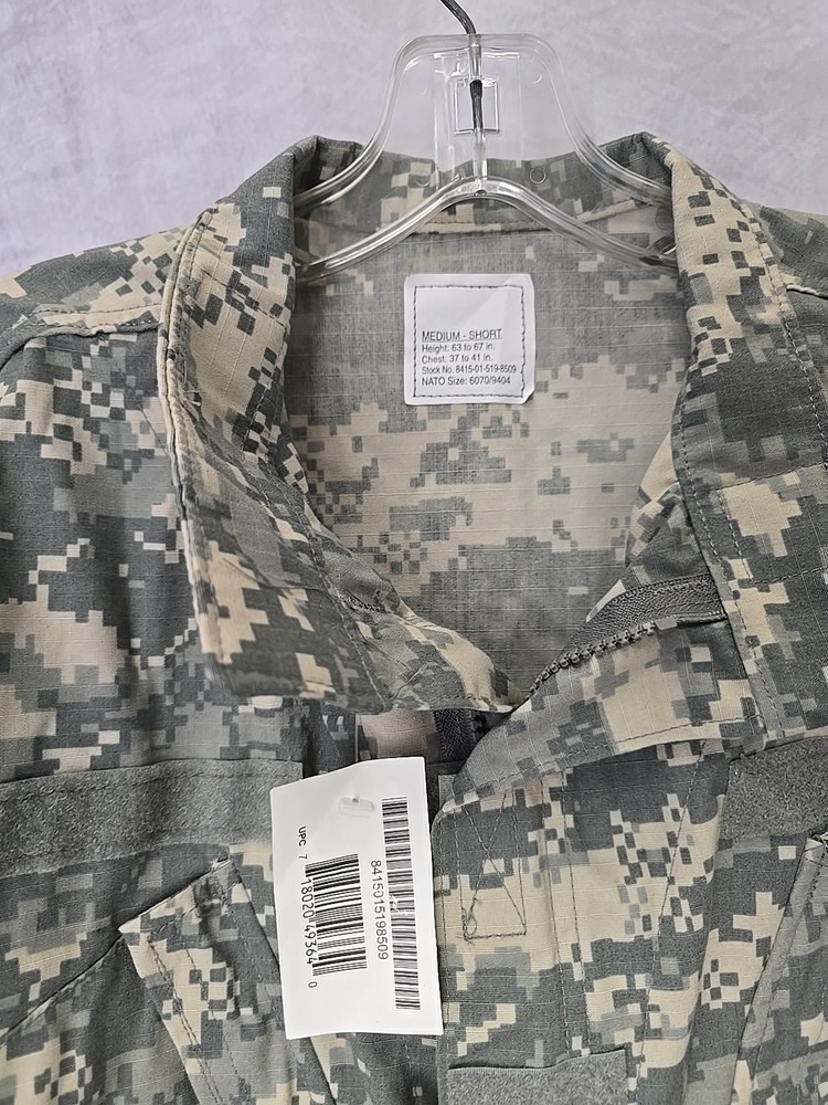 USGI Army Combat Uniform Coat Top ACU Medium Short Cag Sof devgru Seal