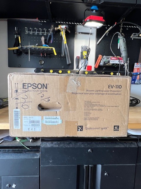 Epson LightScene EV-110 Laser Projector - White - OPEN BOX/UNUSED