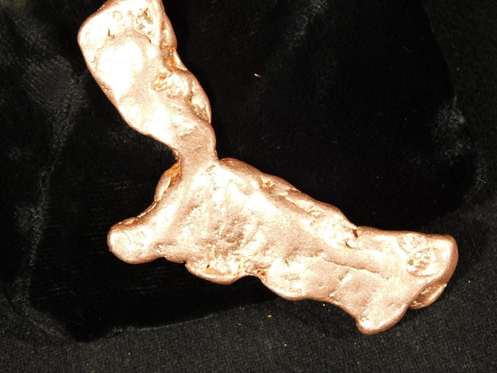 Big! Heavy Solid COPPER NUGGET or Native Copper Float Michigan 91.0gr
