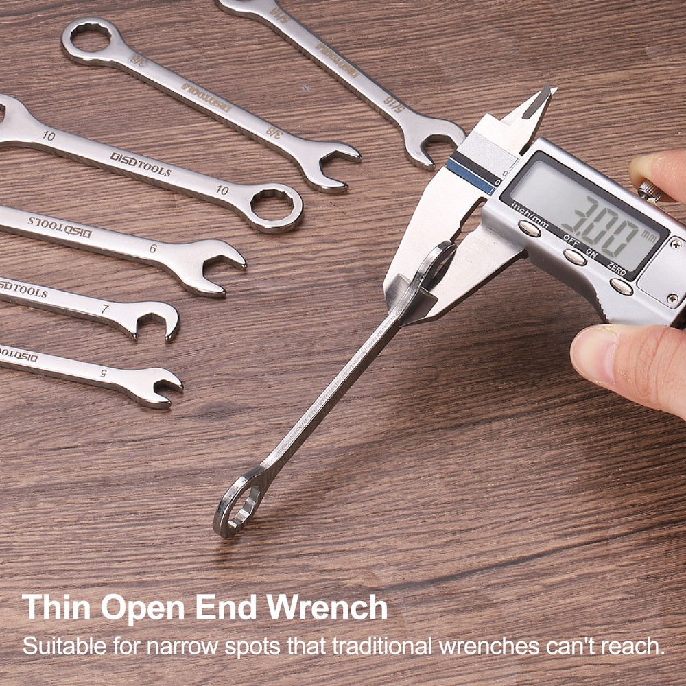 10mm Super-Thin Open End Wrench Metric Double Open-End
