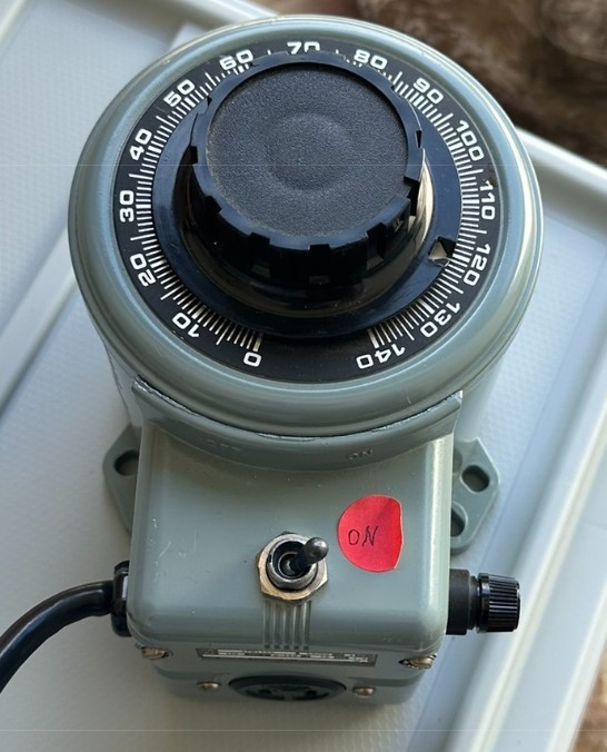 WARNER ELECTRIC Powerstat Variable Autotransformer 3PN116C