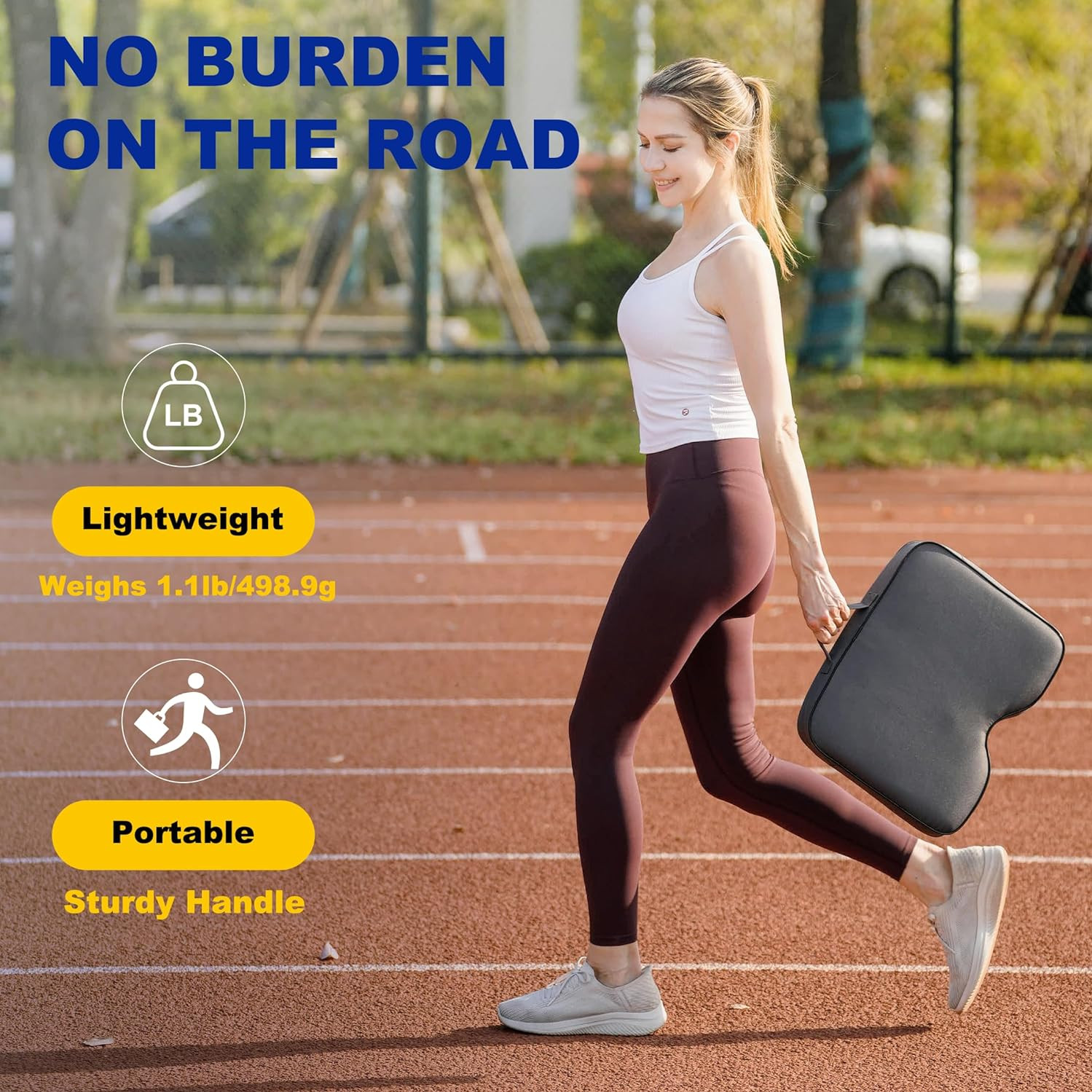 2 Pcs Stadium Seat Cushions Water-Repellent Bleacher Seat Cushions Indoor