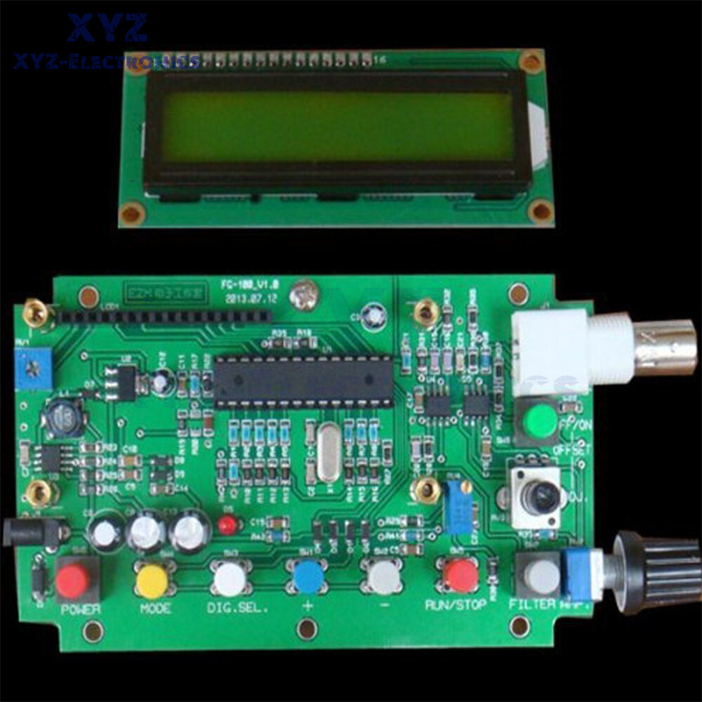 DDS Function Signal Generator Sine+Triangle + Square Wave Frequency 1HZ-500KHz