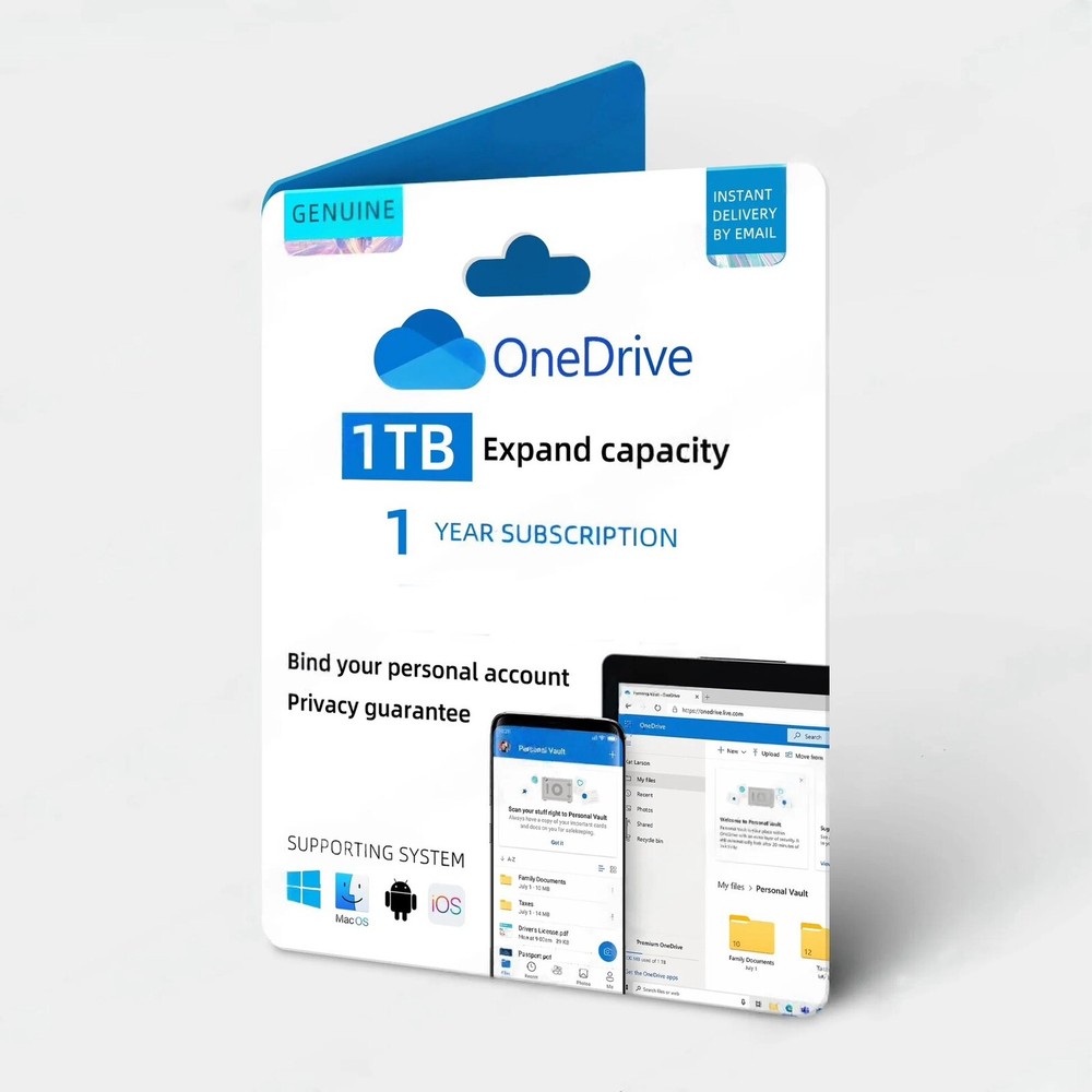 OneDrive 1 TB For One Year Subscription