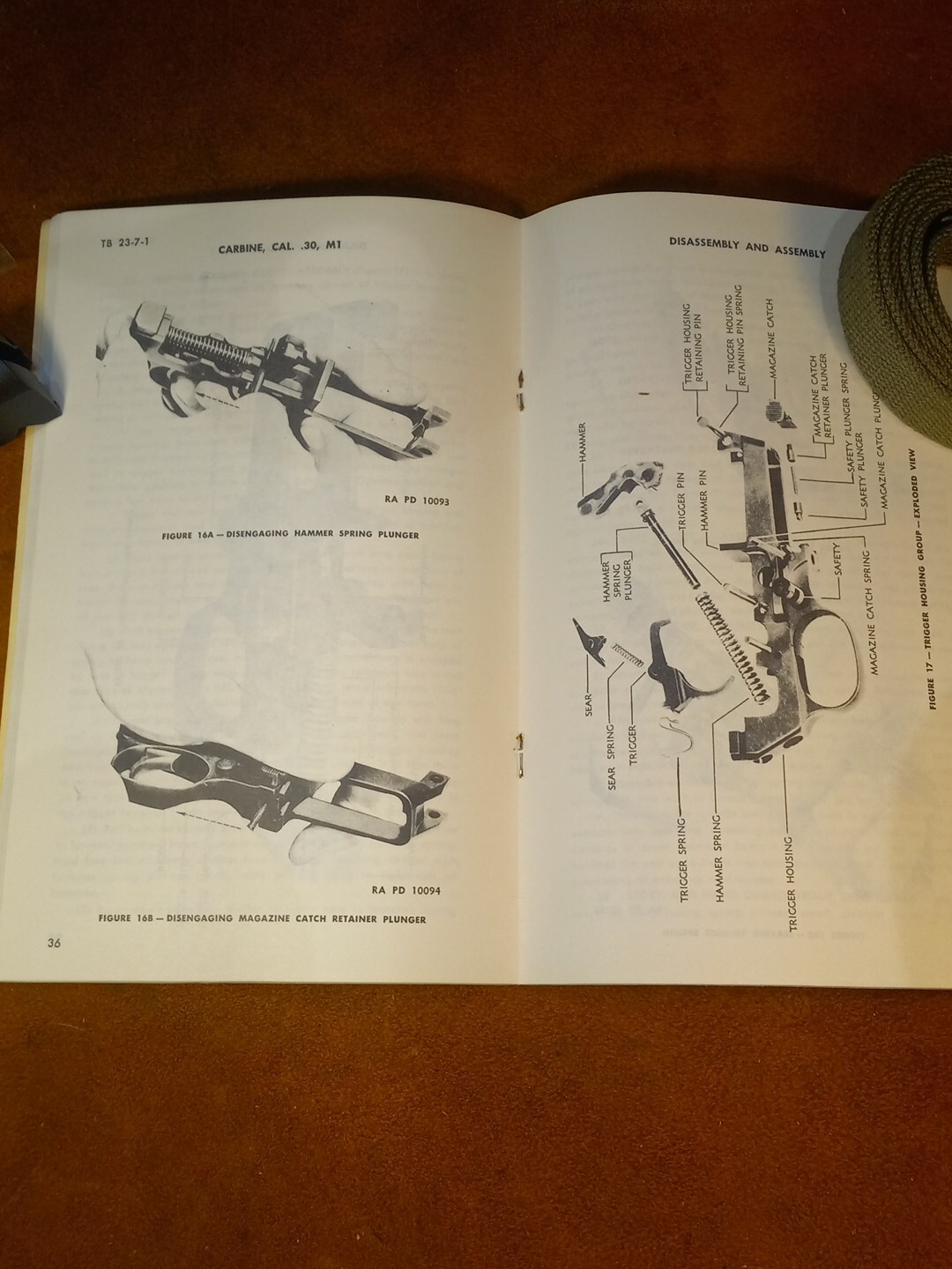 WWII M1 Carbine Sling Oiler Field Manual