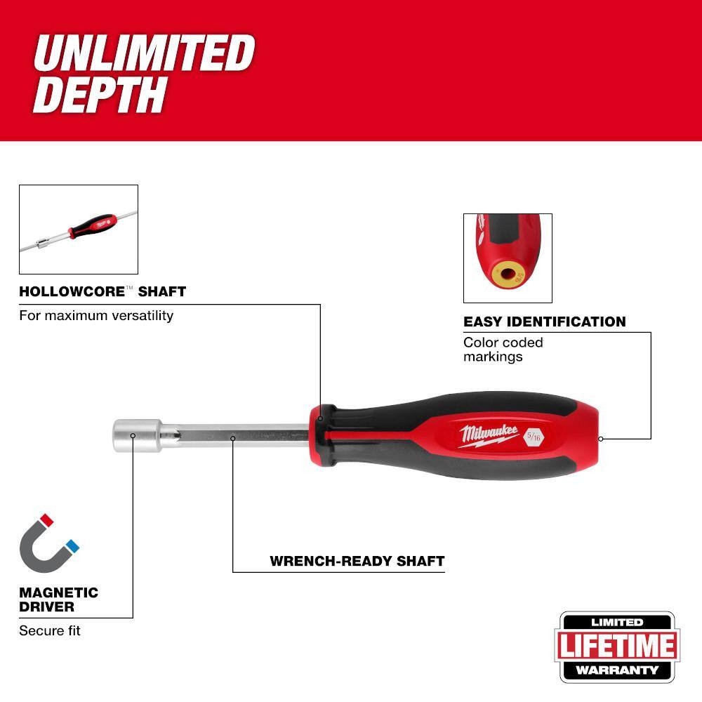 1/2 In. Hollowcore Magnetic Nut Driver