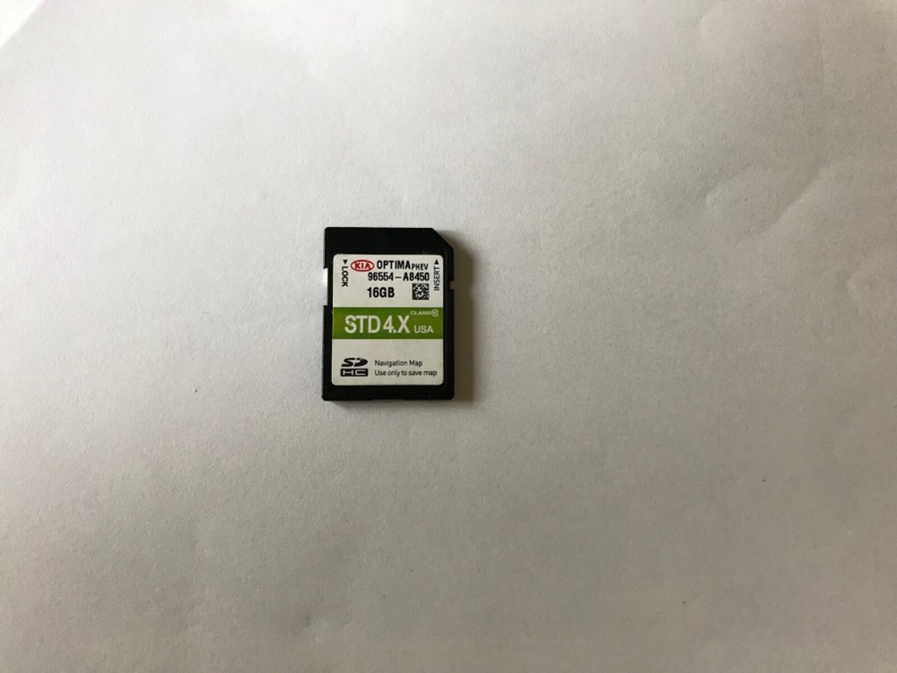 OEM 17 Optima PHEV SD Navigation Memory Card Part 96554-A8450 A845O GPS Map Data