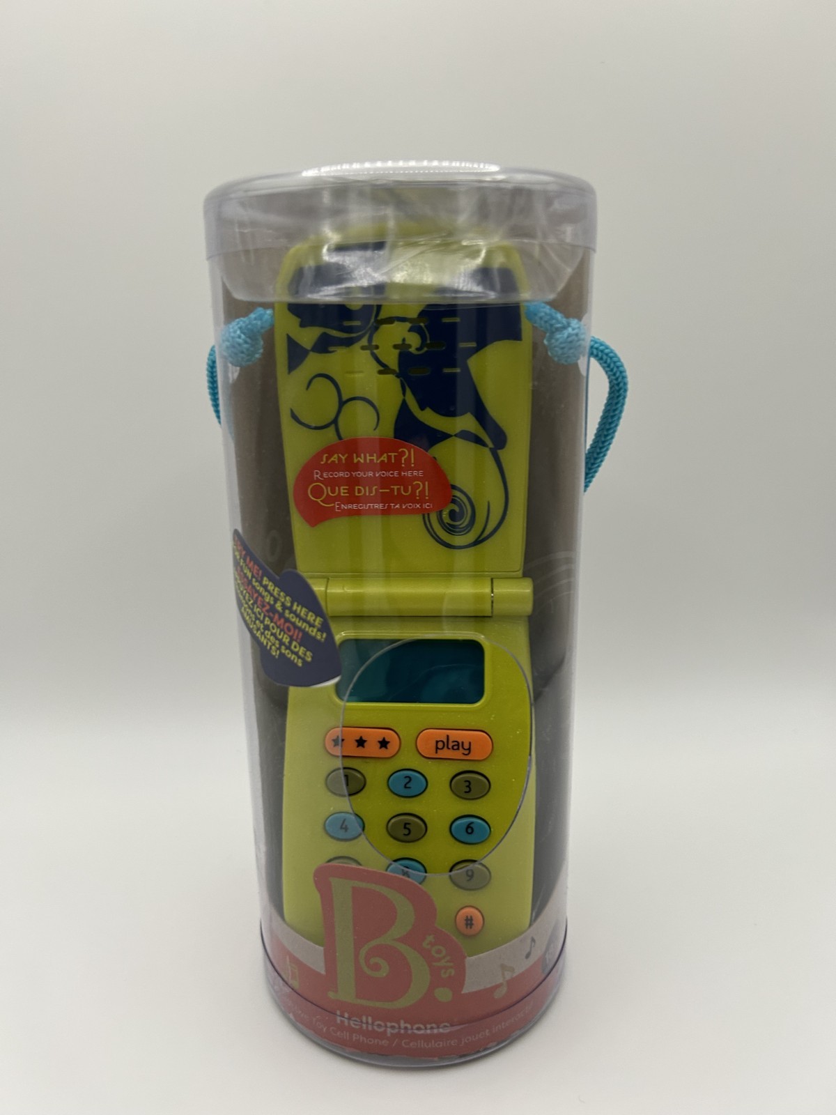 B. toys  Hellophone Lime Green Kids Play Phone with Sounds