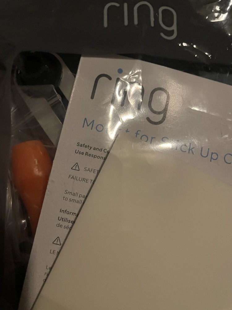 Ring Mount For Stick Up Camera - Black