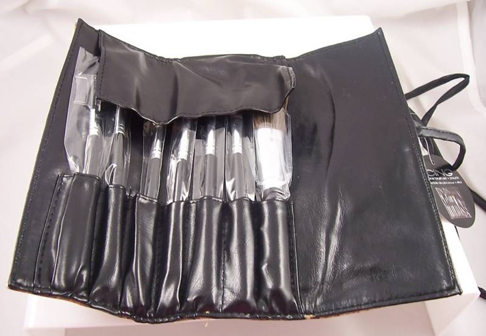 Make up Leopard spots Makeup brushes set in pouch