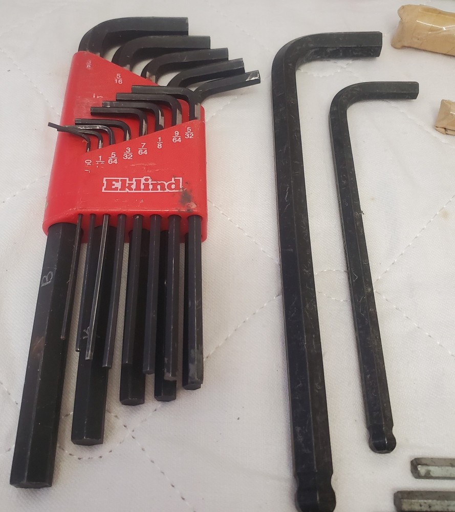 Assorted hand tools Allen hex keys screwdrivers gauges tools mixed lot 902