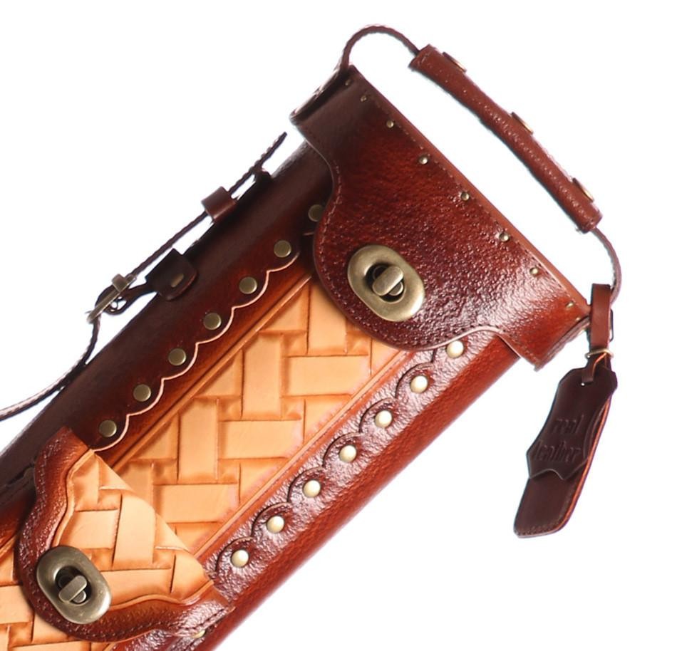 Instroke Saddle Model D Pool Cue Case - 2x4